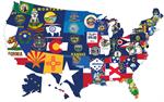 American Made US State Flags